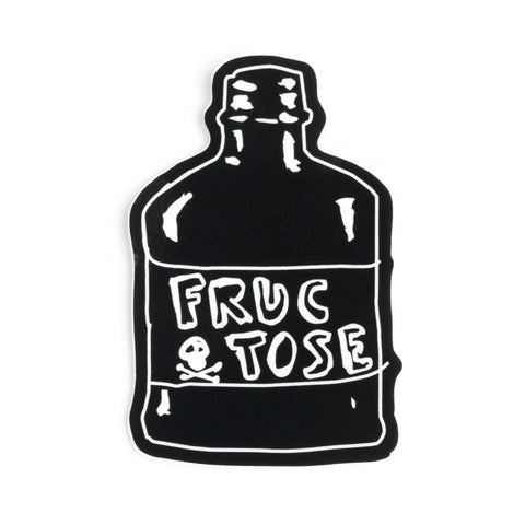 Fructose Bottle Logo Sticker 5 pack